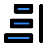 Align Right One SVG Icon